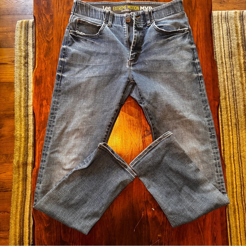 Lee Men's extreme motion Series Slim-fit Tapered-Leg Jean 32 x 30 Stretch - Picture 5 of 14